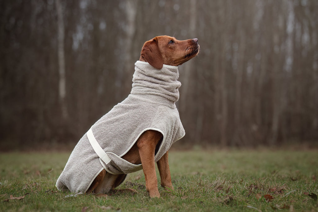 Dog Wellness Hondenbadjas - Clay