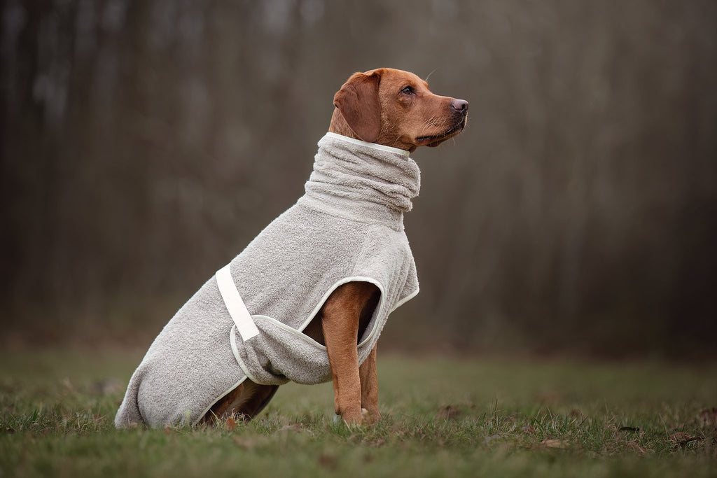 Dog Wellness Hondenbadjas - Clay