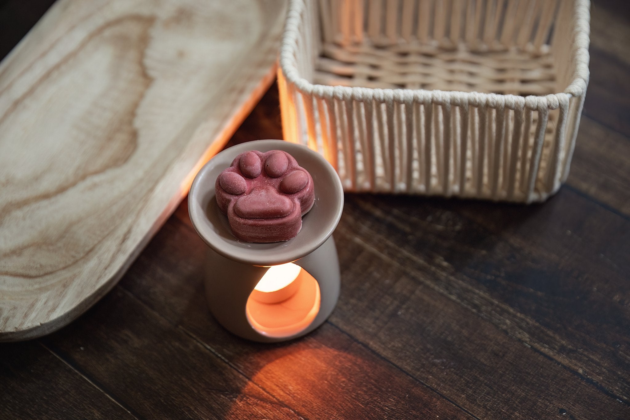 Wax melt Mandarijn en Vanille – Aromatherapie voor honden