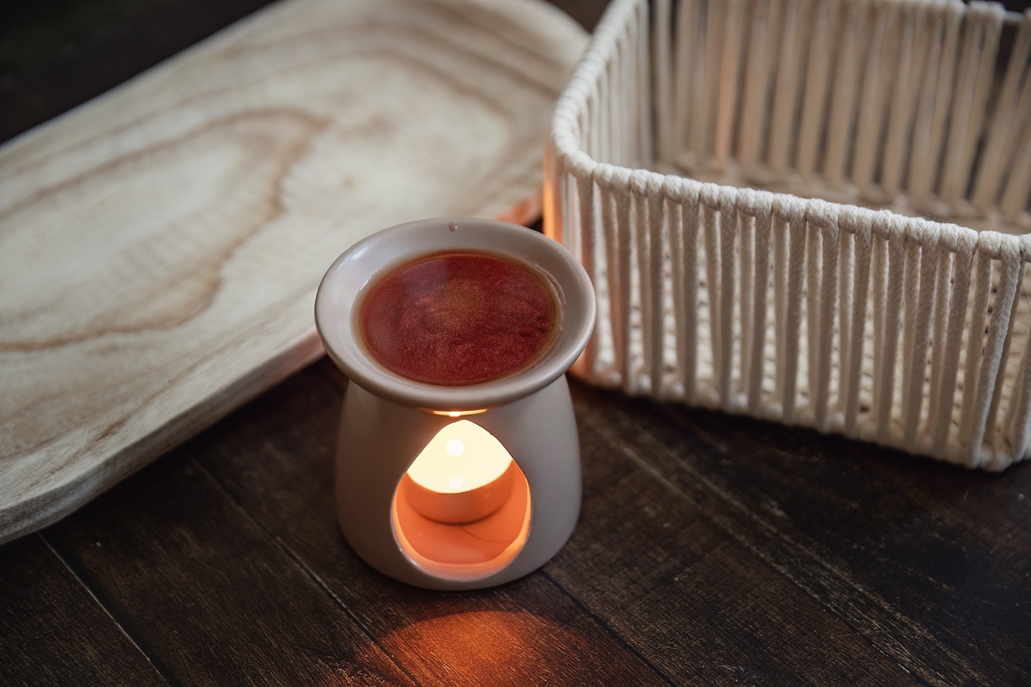 Wax melt Mandarijn en Vanille – Aromatherapie voor honden