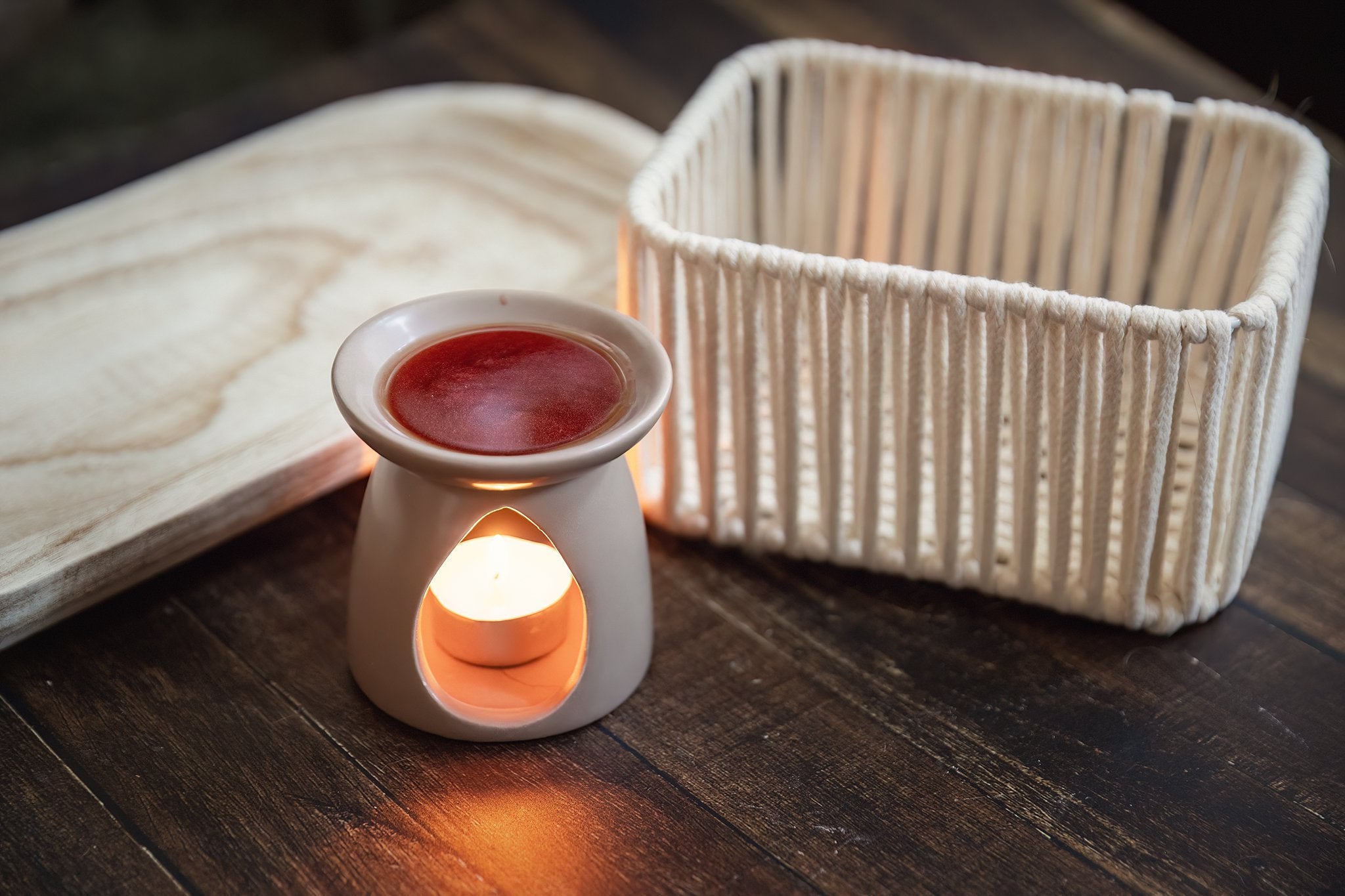 Wax melt Mandarijn en Vanille – Aromatherapie voor honden